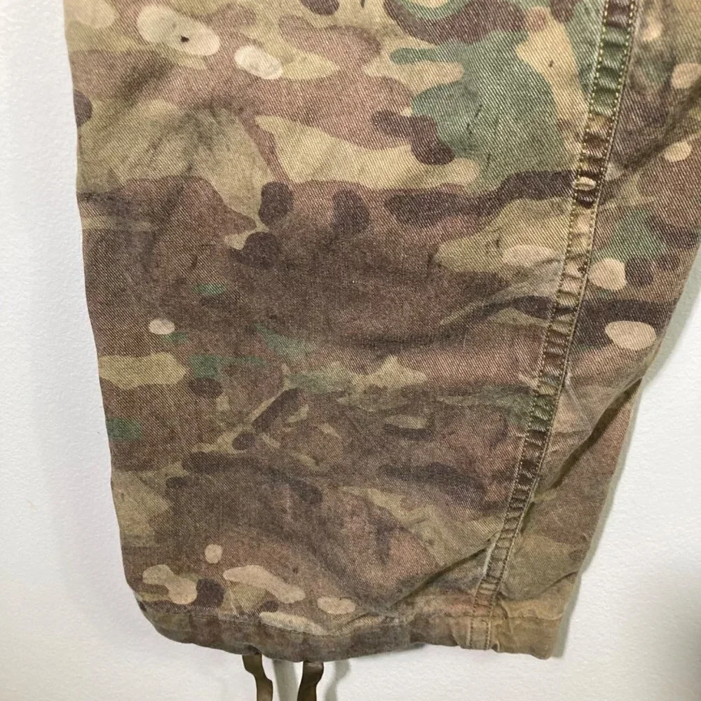 Mens Army Combat Camo FR Tactical Pants Cargo 30 x‎ 33 Flaw
